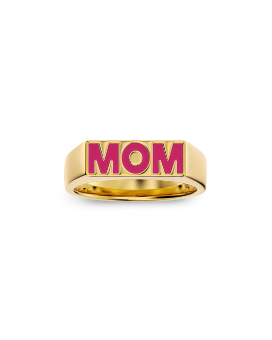 Mom Ring Hot Pink